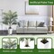5.5FT Artificial Palm Tree with Planter - Realistic Fake Palm Tree Floor Plants with Lifelike Leaves, Faux Potted Palm Plant for Home Office Decor